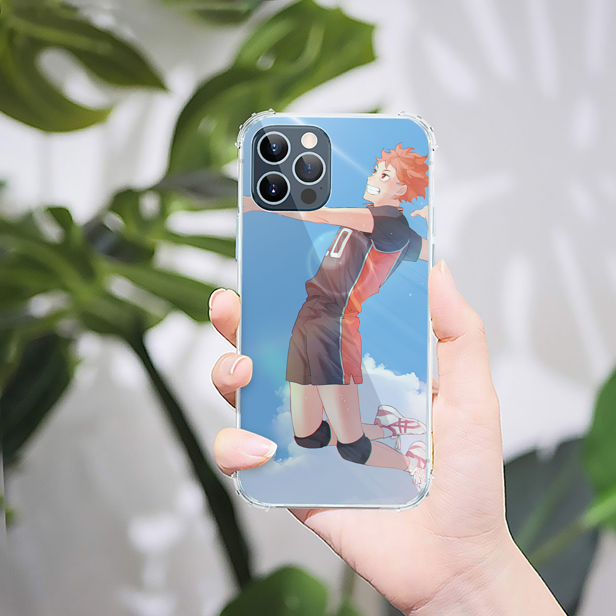 （画像用） ハイキュー!! Haikyu!! 【iPhone 12シリーズ対応】透明スマホケース（クリアソフトケース）